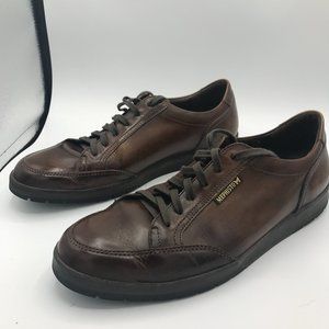 Mephisto Walking Shoe Dark Brown Leather Size 11.5